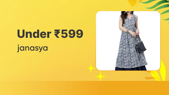 Janasya Kurtis Under ₹599 | Stylish Ethnic Wear Deals