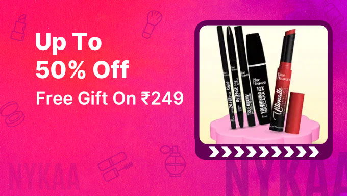 Blue Heaven Makeup | Up to 50% Off + Free Gift on Orders ₹249 & Above