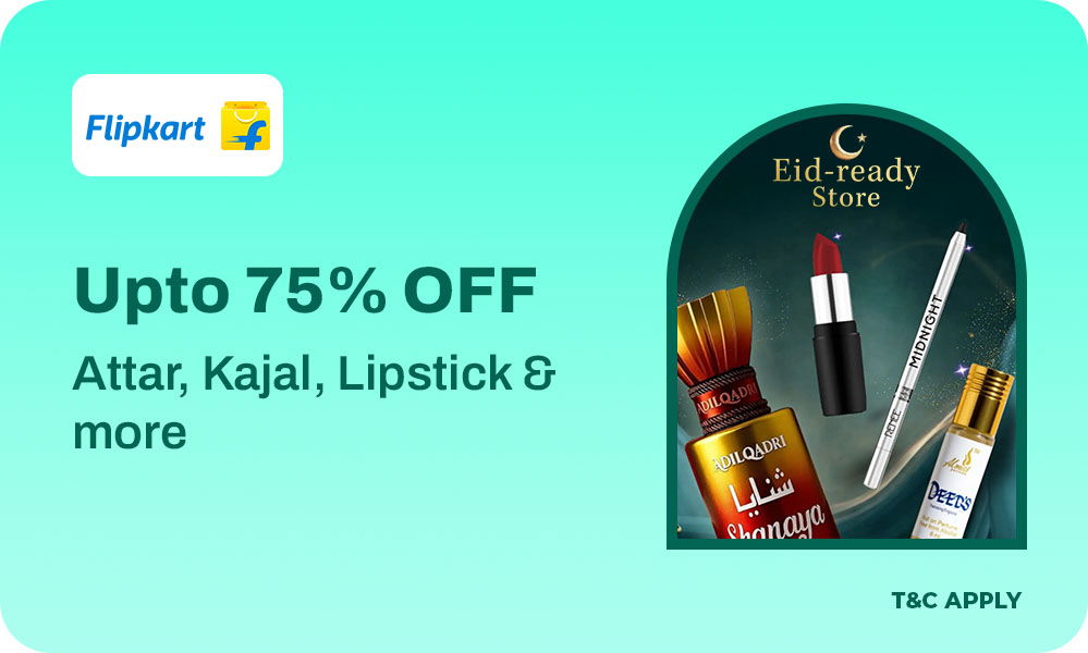Flipkart Eid-Ready Beauty Store - Upto 75% OFF On Bestsellers