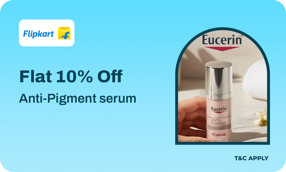 Launch Party Offer - Flat 10% OFF On Eucerin Anti-Pigment Serum
