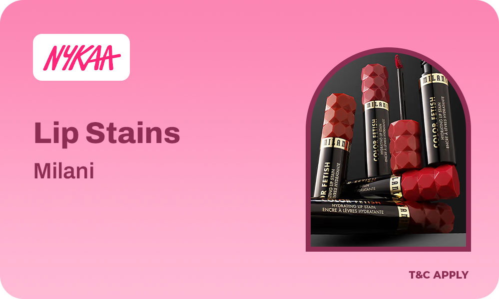 Flat 20% OFF On Milani Lip Stains