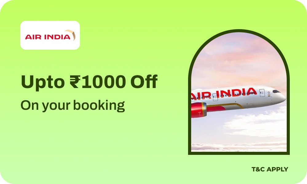 Saver Deal | Upto ₹1000 OFF On Your Booking
