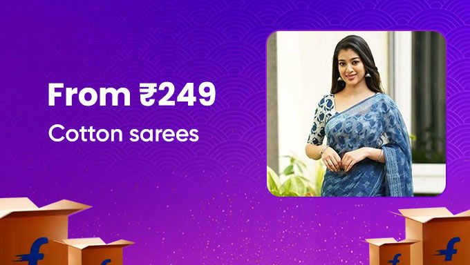 Cotton Sarees Starting from ₹249 | Elegant Everyday Ethnic Wear