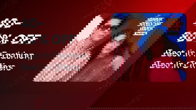 Myntra Style Up Days | Flat 40–80% Off on Top Brands