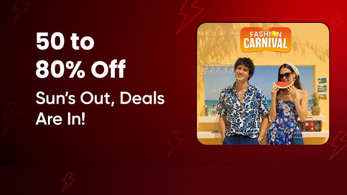 Fashion Carnival Sale | Trendy Fashion @ 50–80% OFF & Extra Flat Rs.300 Off (New Users)