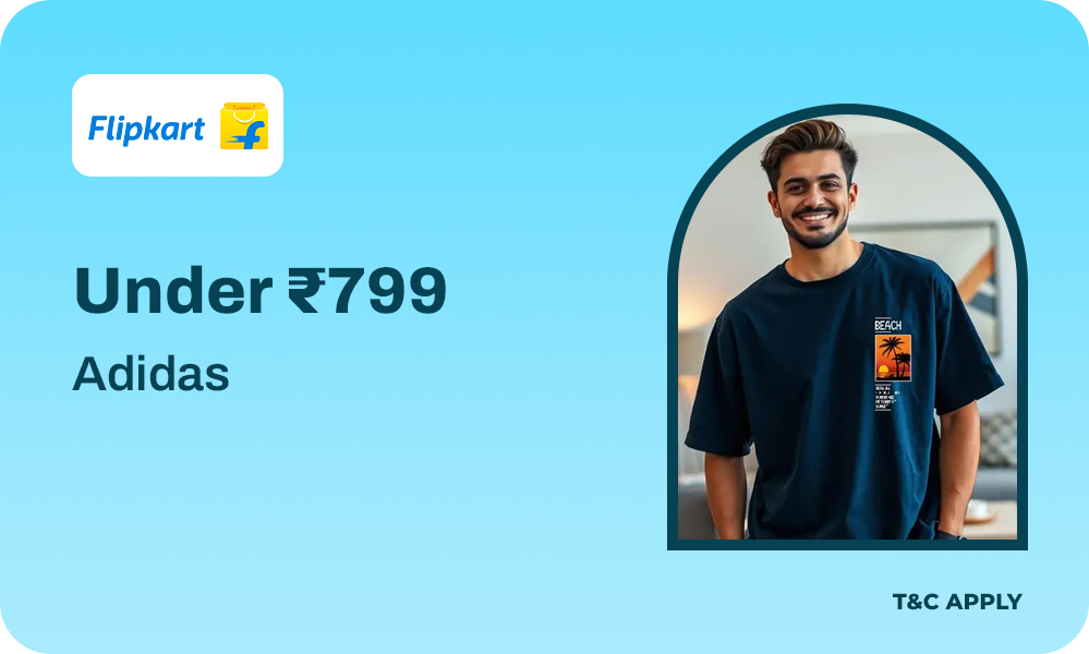 T-Shirts Sale | Starting Under ₹799 From Adidas, USPA & More