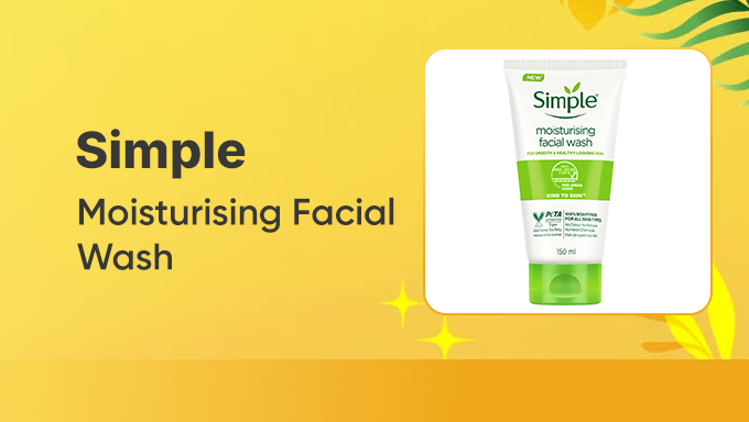 Skin Hydration Deals | Simple Moisturising Face Wash Flat 15% OFF