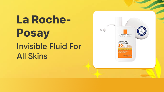 Sunscreen | Flat 60% OFF on La Roche-Posay Anthelios Uvmune 400 Invisible Fluid SPF50