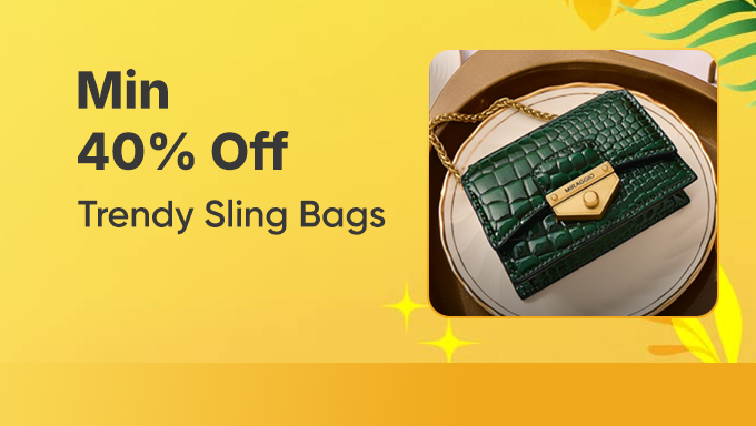 Trendy Sling Bags | Min. 40% Off on Stylish Picks