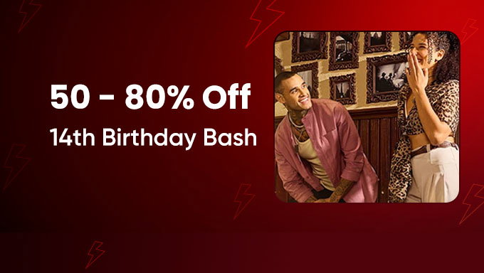 Bewakoof Birthday Bash | 50–80% Off on Trendy Fashion
