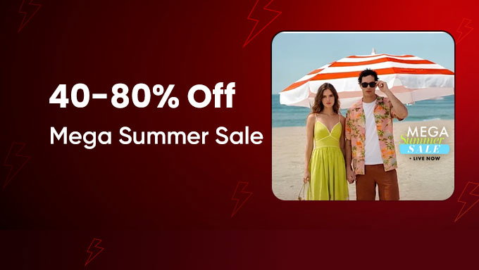 AJIO Mega Summer Sale | Flat 40–80% Off on Fashion