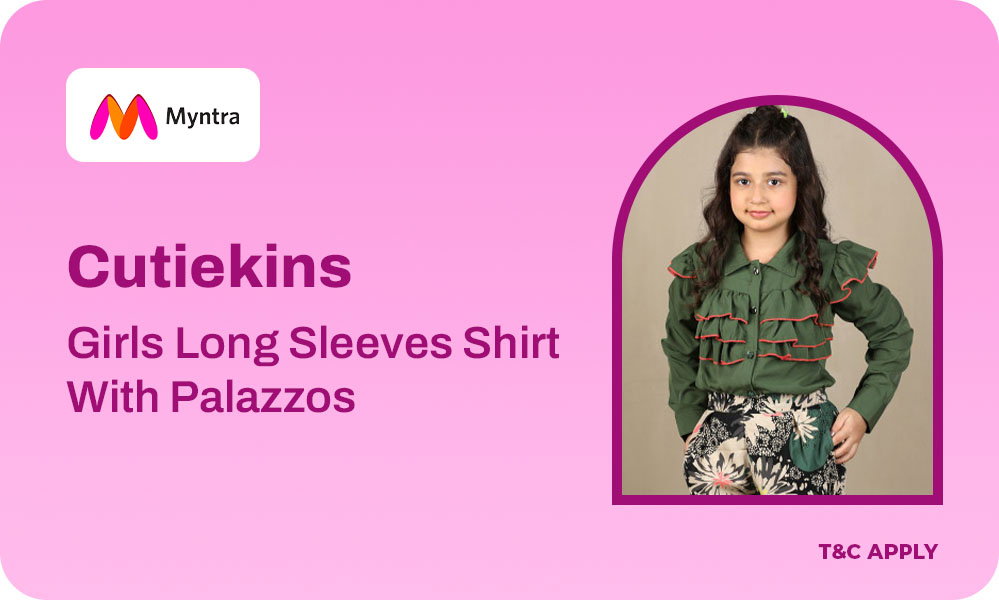 Buy Cutiekins Girls Long Sleeves Shirt With Palazzos