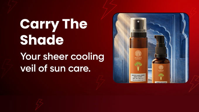 Forest Essentials Sun Care Range | Premium Cooling Sunscreen & Skin Protection