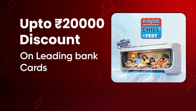 Reliance Digital Chill Fest | Air Conditioners & Cooling Appliances with Up to ₹20,000 Discount