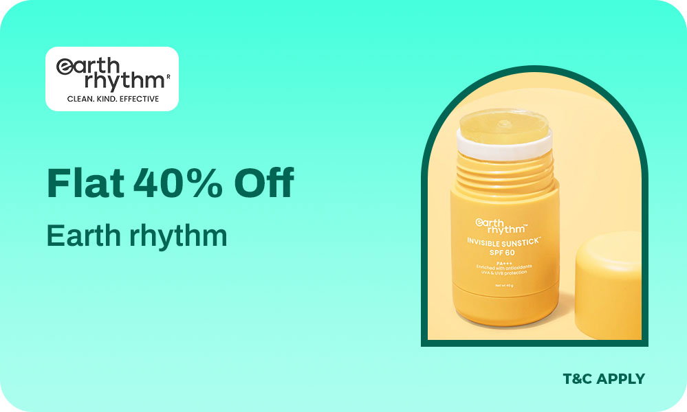 Flat 40% OFF On Bestsellers At Earth Rhythm