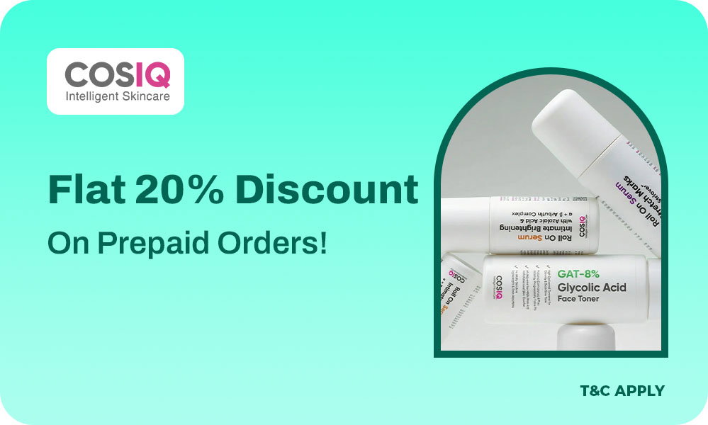 Flat 20% Instant Discount – CosIQ