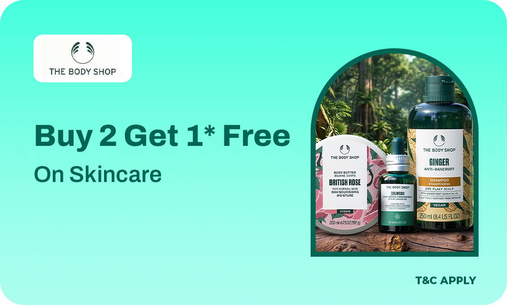 Buy 2 Get 1 FREE On Skincare