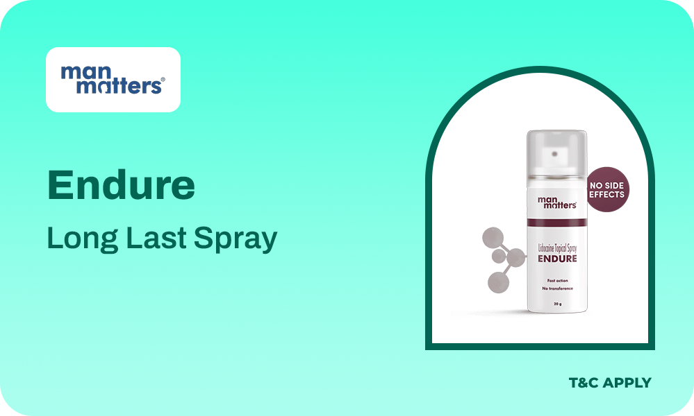 Flat 50% OFF – Endure Long Last Spray (20ml)