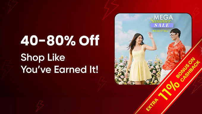 AJIO Mega Summer Sale | Flat 40–80% Off on Fashion