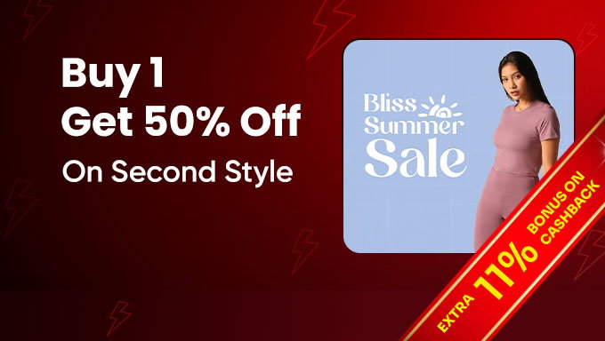 Blissclub Summer Sale | Buy 1 Get 50% Off + Buy 2 Get 1 Free Styles