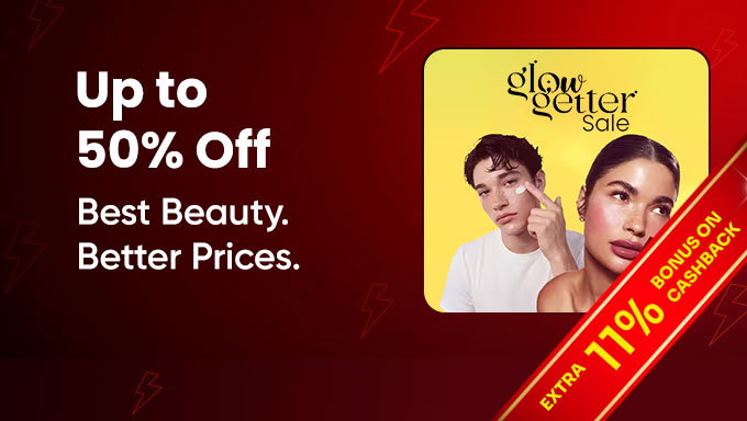 AJIO Glow Getter Sale | Up to 50% Off Beauty & Skincare Picks