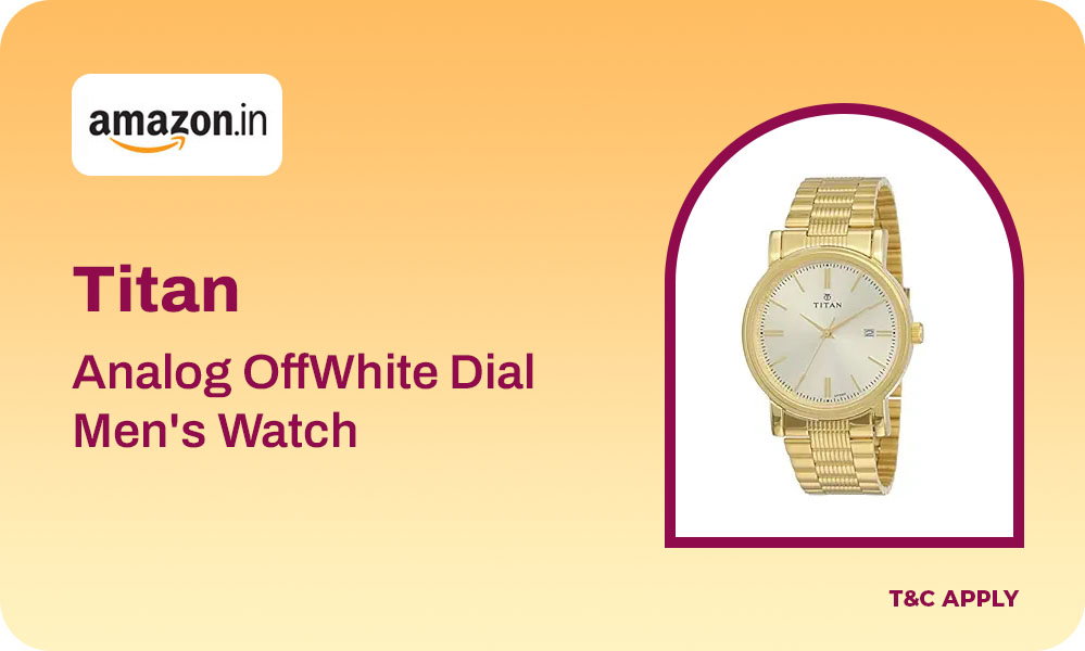 Buy Titan Analog Off White Dial Men's Watch