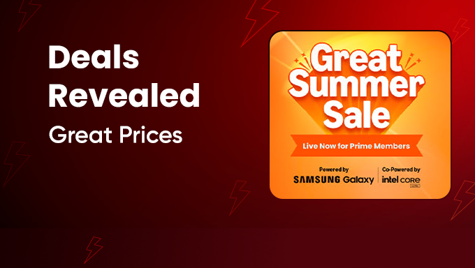 Amazon Great Summer Sale is LIVE – Flat ₹250 Cashback + 10% Bank Discount + Extra 3% OFF!