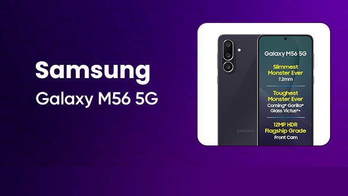Samsung Galaxy M56 5G | Slim Design Smartphone with Strong Performance & Camera
