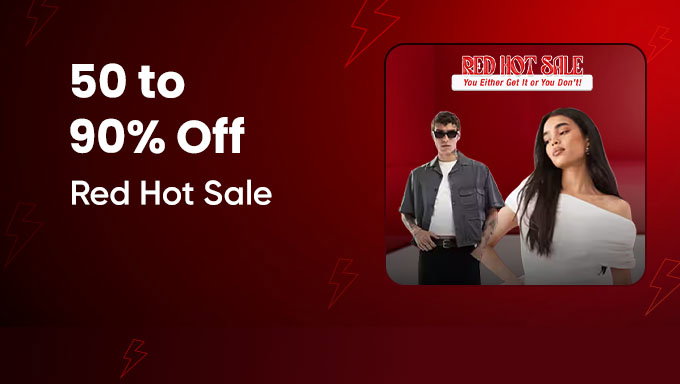 AJIO Red Hot Sale | 50–90% Off on Fashion, Footwear & Accessories