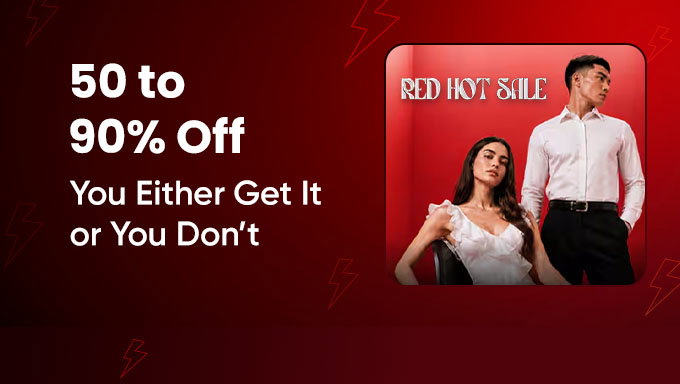AJIO Red Hot Sale | 50–90% Off on Fashion, Footwear & Accessories