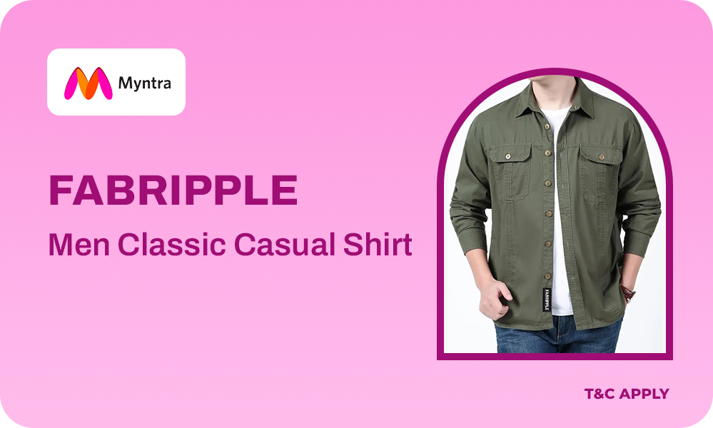 Buy FABRIPPLE Men's Classic Casual Shirt