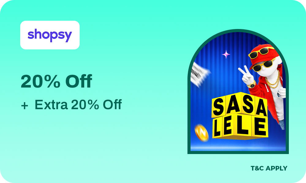 The Shopsy Sasa Lele Sale - Upto 20% + Extra 20% With Supercoins 