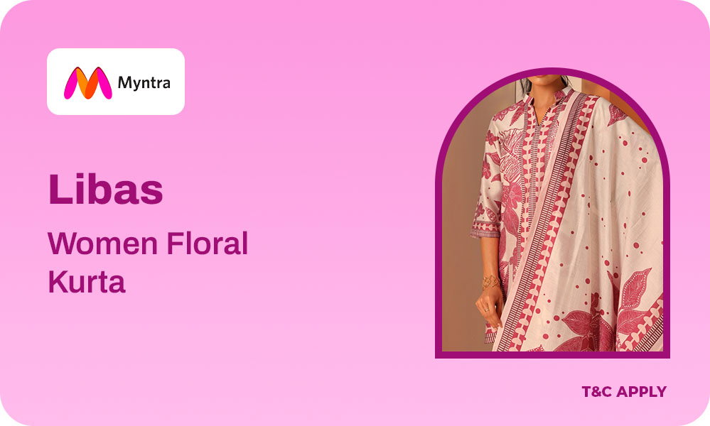 Buy Libas Women Floral Printed Regular Kurta 