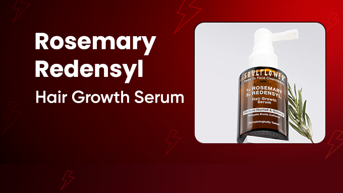 Soulflower Rosemary Redensyl Serum | Healthy Hair Growth Care