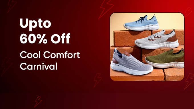 Neeman’s Cool Comfort Carnival | Upto 60% Off Comfortable Footwear