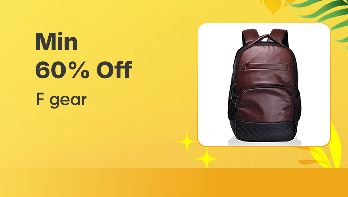 F Gear Backpacks Collection | Minimum 60% Off Travel & Casual Bags