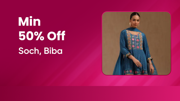 Soch & Biba Ethnic Wear Collection | Minimum 50% Off Women’s Fashion
