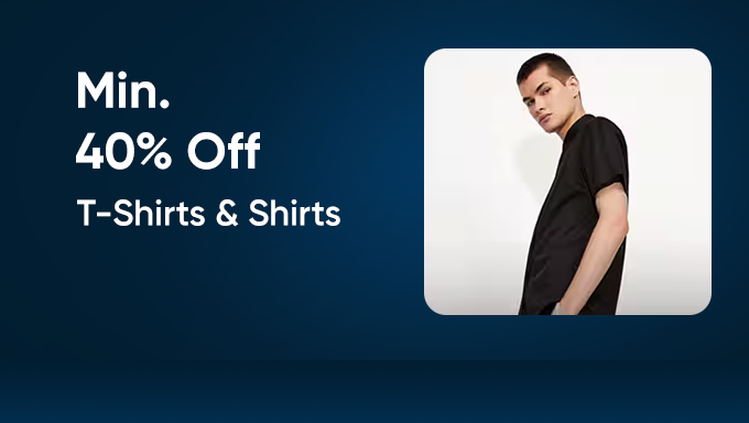 Men’s T-Shirts & Shirts Collection | Minimum 40% Off Trendy Styles
