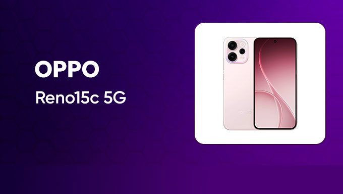 OPPO Reno15c 5G | Stylish Smartphone with Smooth 5G Performance