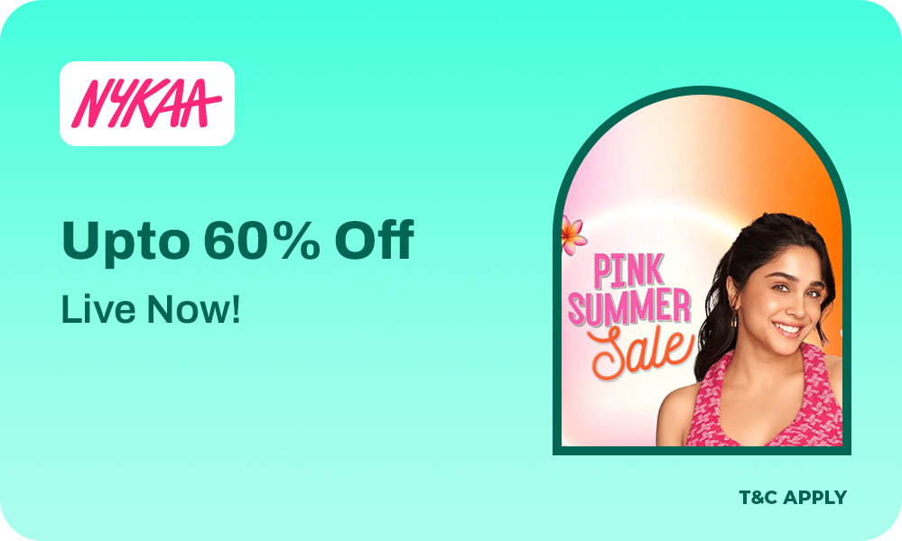 Pink Summer Sale - Upto 60% OFF On Beauty Range