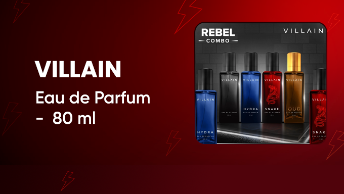 Villain Eau De Parfum | Premium 80ml Fragrance Collection
