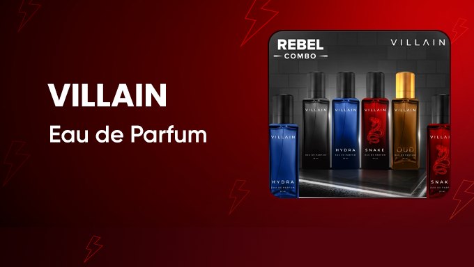 Villain Men’s Fragrance Collection | Premium EDP Perfumes Starting At ₹149