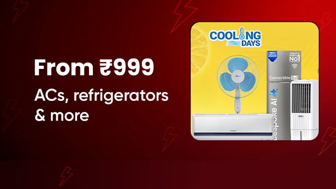 Flipkart Cooling Days | ACs, Refrigerators & Coolers Starting From ₹999