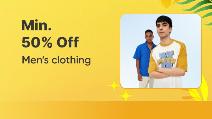 Men’s Clothing Collection | Minimum 50% Off On Trending Fashion Styles