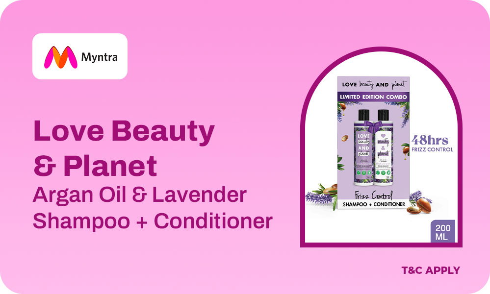 Love Beauty & Planet Argan Oil & Lavender Shampoo + Conditioner Gift Set
