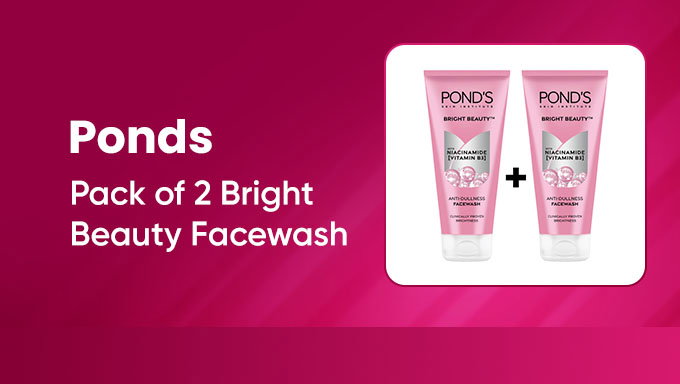 Pond’s Bright Beauty Facewash Pack Of 2 | Niacinamide Face Cleanser Combo