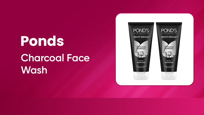 Pond’s Charcoal Face Wash Pack | Deep Detox Face Cleanser For Clear Skin