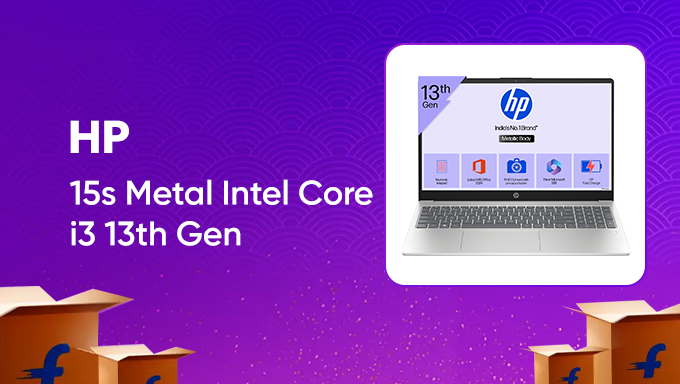 HP 15s Metal Laptop | Up To 13% Off On Intel Core i3 13th Gen Thin & Light Laptop
