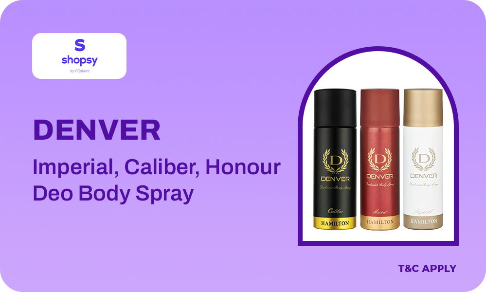 DENVER Imperial, Caliber & Honour Deo Body Spray Combo (50ml x 3)