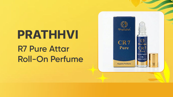 Prathvi CR7 Pure Attar Roll-On Perfume | Premium Long Lasting Fragrance For Men